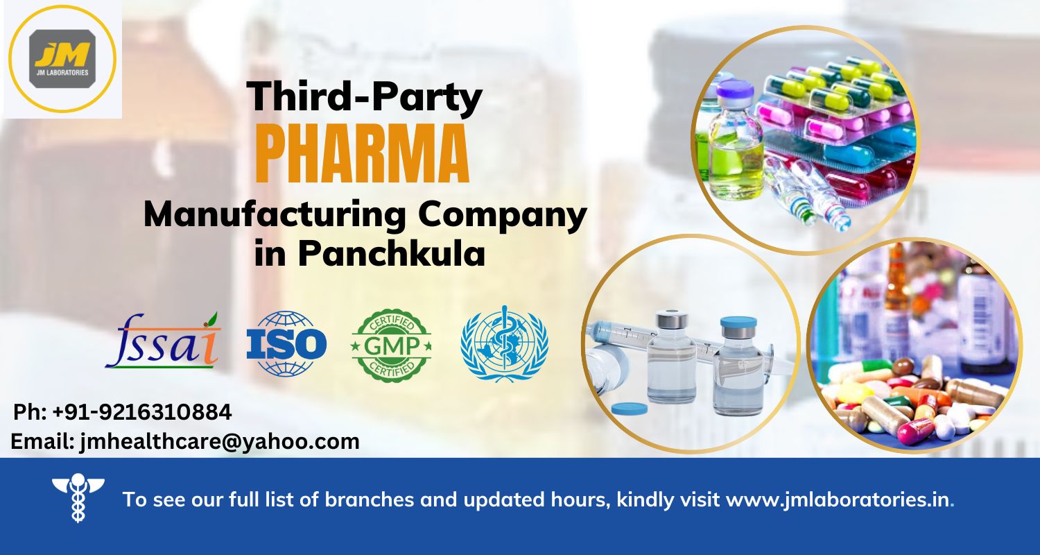 Third Party Pharma Manufacturing Company in Panchkula | JM laboratories